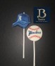 1434 New York Yankees Chocolate Candy Lollipop Mold